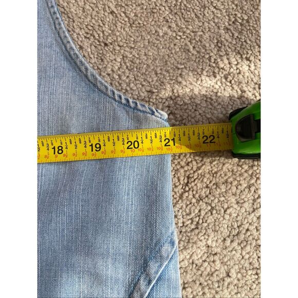 Cupshe cotton chambray dress woman’s size large - Picture 5 of 9